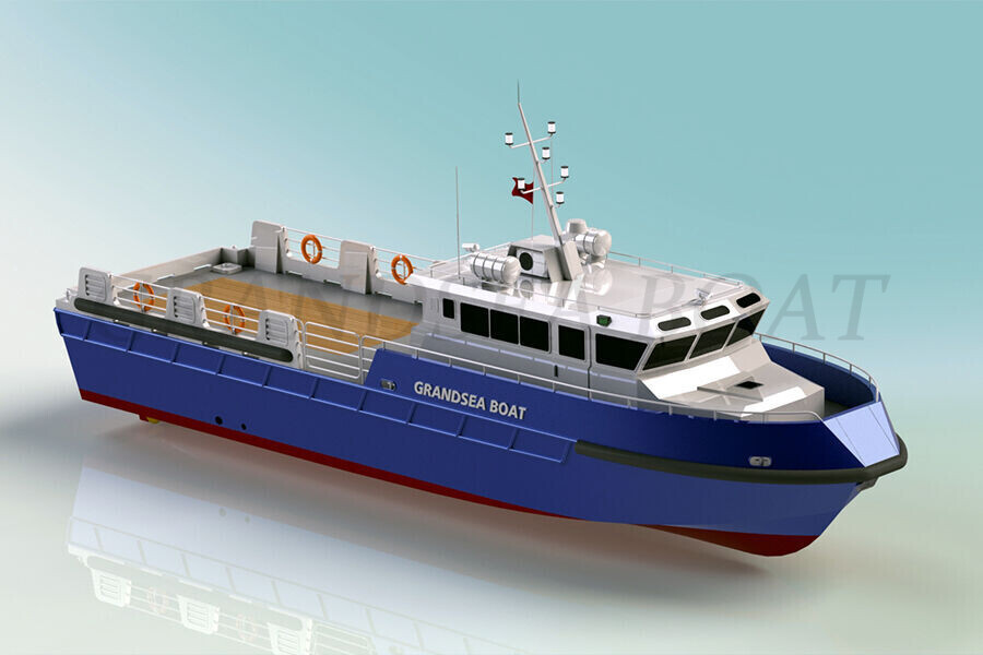 Grandsea 22m Aluminum Offshore Supply Boat/crew Boat/work Boat for Sale