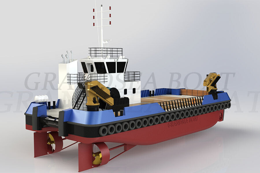 24M Tomcat Towing And Pushing Work And Utility Boat for Sale