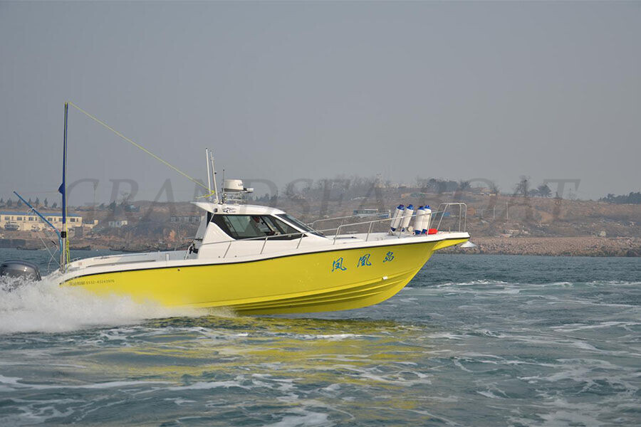 32ft  speed  cabin professional fiberglass fishing boats for sale