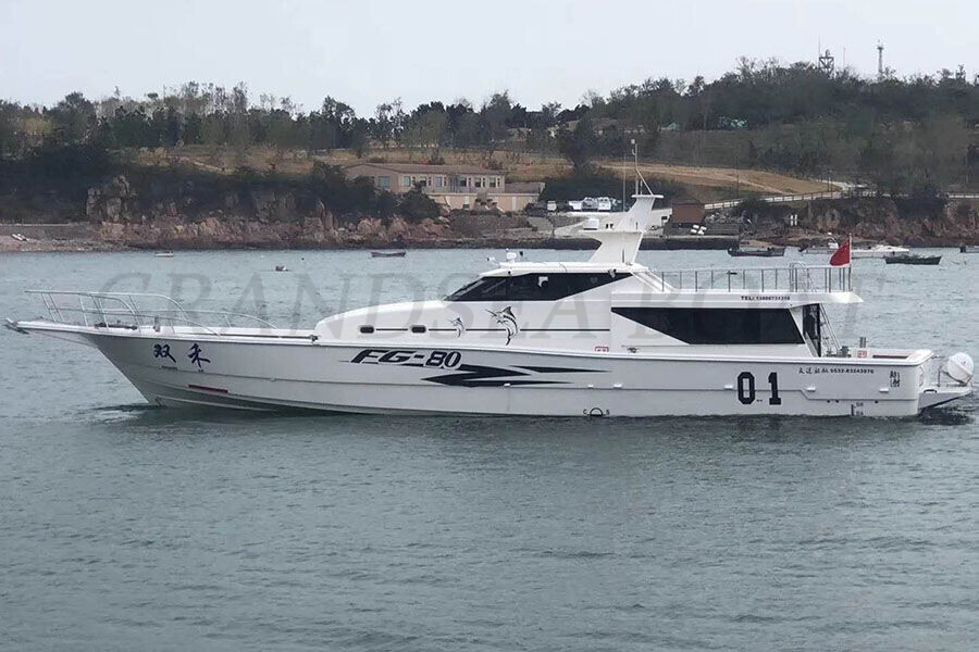 Grandsea 77ft Fiberglass Deep Sea Fishing Trips Boat for Sale