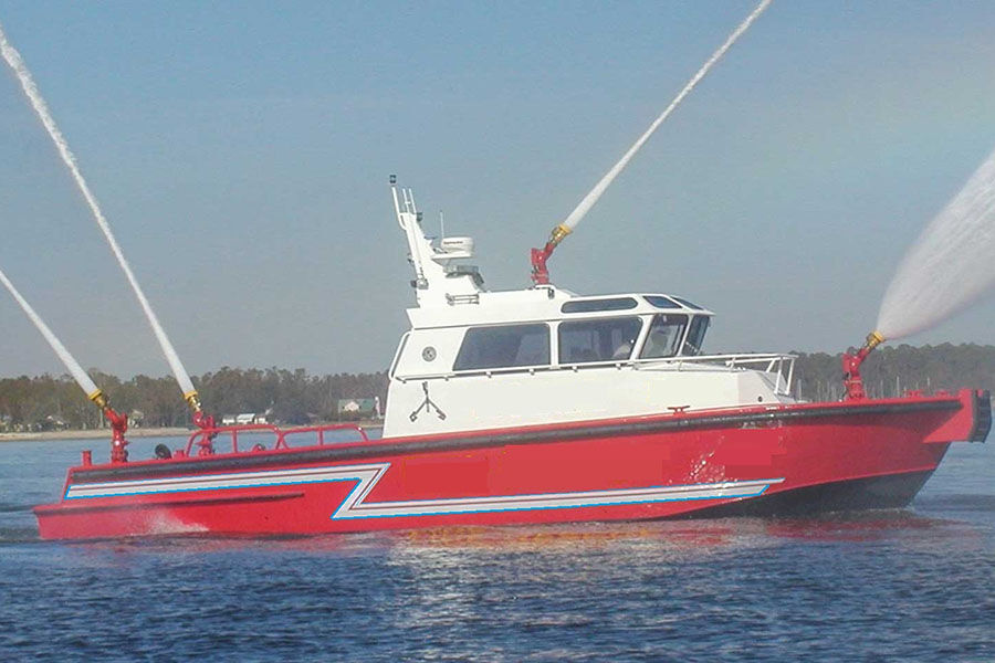 15m Aluminum Speed Fire Fighting And  Rescue Boat for Sale