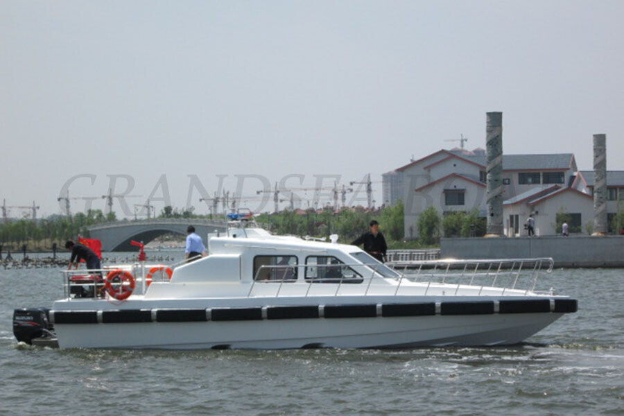 Grandsea 40-41ft FRP Fast Fire Rescue Boat with Outboard Engine for sale