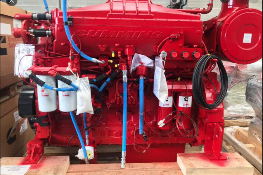 China made 450hp-700hp Cummins KTA19 Diesel Marine Ship Engines for sale Russia 