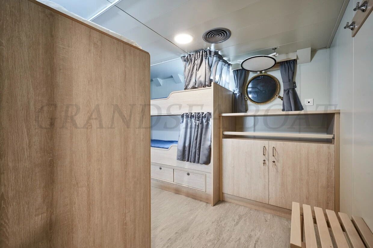 37m commercial fishing boat double deck trawler fishing ship