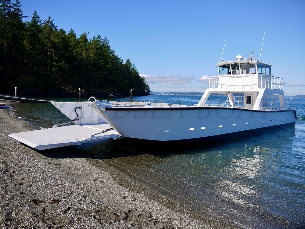 Length 20m Aluminum Landing craft Ferry barge Boat for Sale 