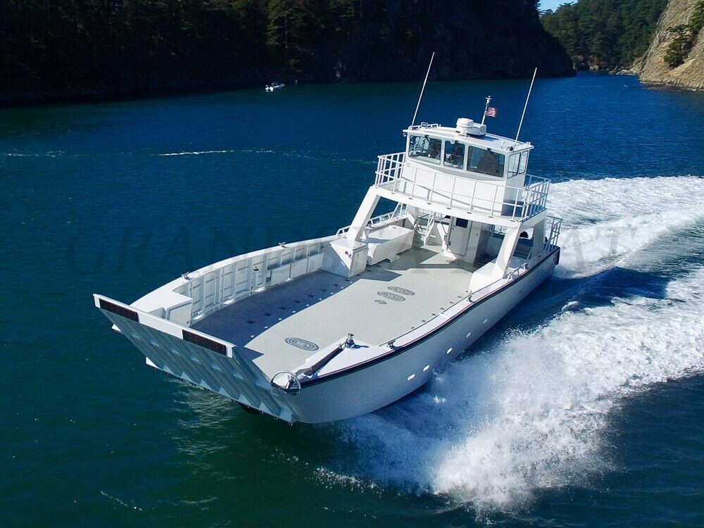 Length 20m Aluminum Landing craft Ferry barge Boat for Sale 