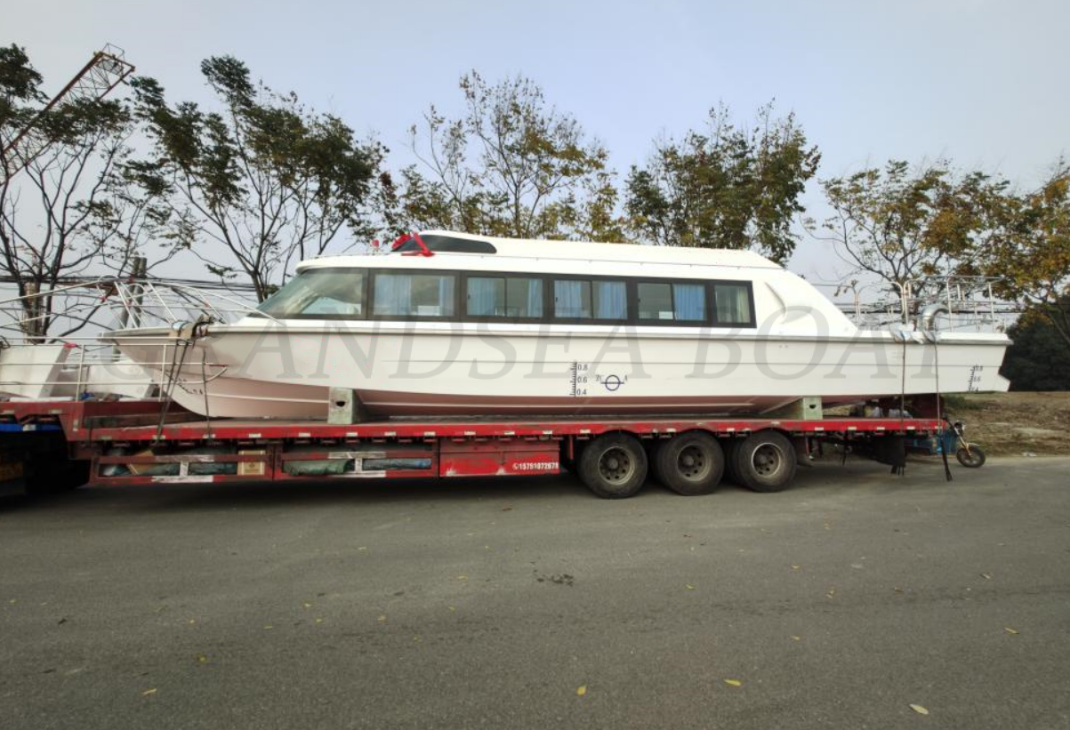 Grandsea 15.8m Fiberglass Material 30Passengers Water Taxi Boat for sale