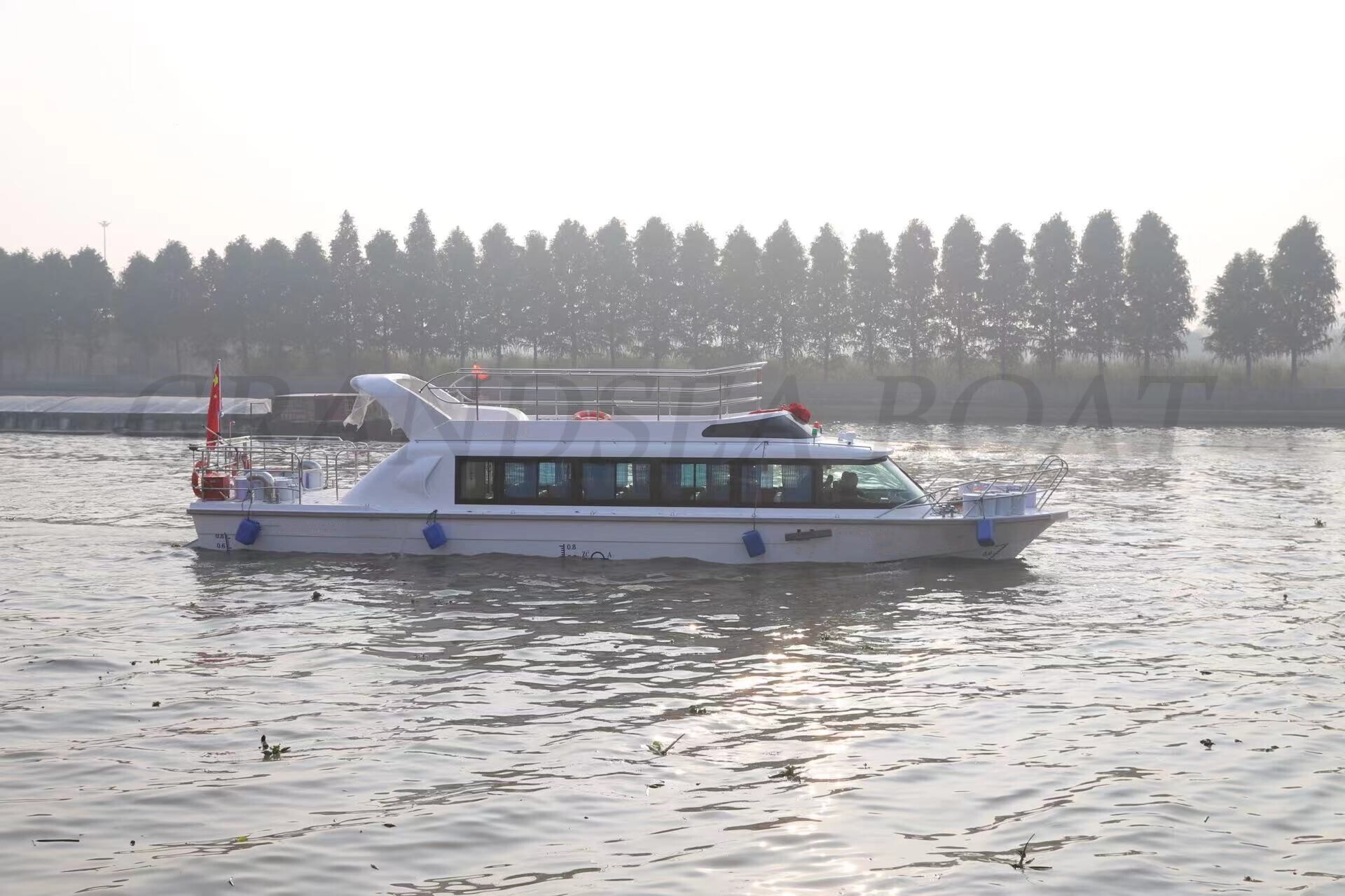 Grandsea 15.8m Fiberglass Material 30Passengers Water Taxi Boat for sale
