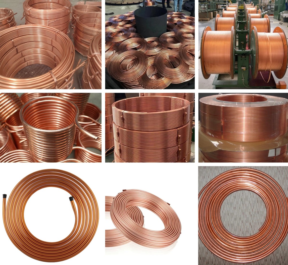 copper tube roll