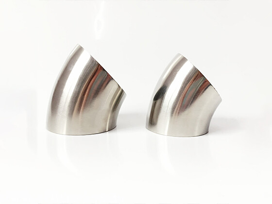 Stainless steel butt welded elbow