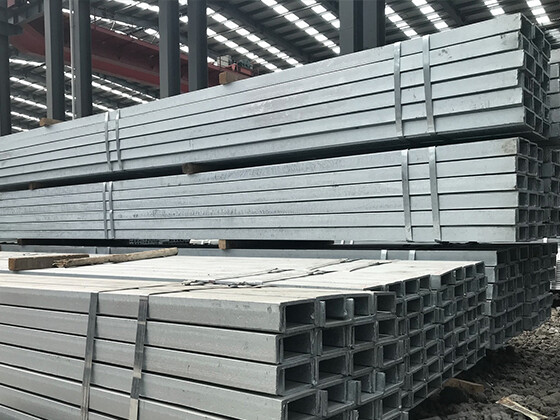Hot-dip galvanized channel steel