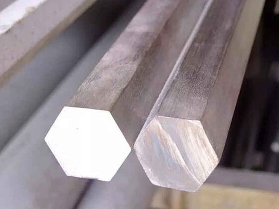Galvanized hexagon bar