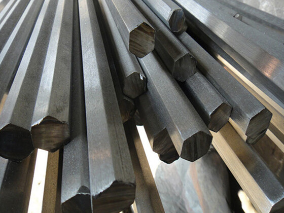 Galvanized hexagon bar