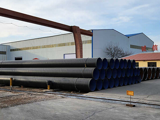 3PE Anti-corrosion spiral welded pipe