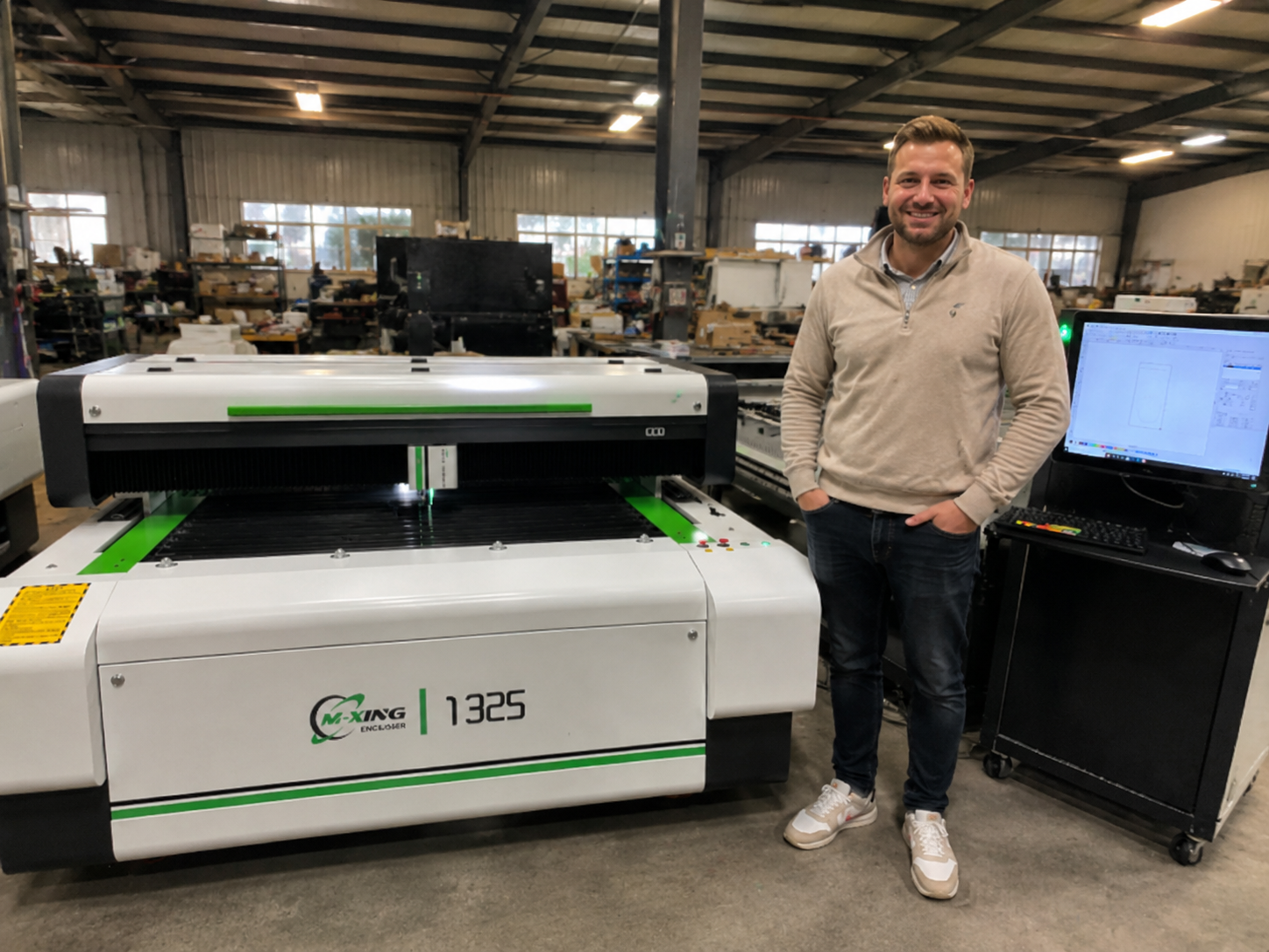 German Customer Feedback: Why Our 1325 Magnetic Levitation Laser Cutting Machine Delivers High Speed and High Precision