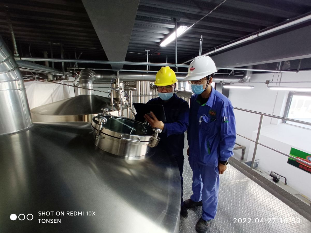 5000L Craft Brewery введена в эксплуатацию.