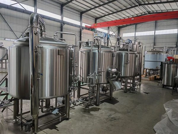 Cervecería de tres recipientes 500L