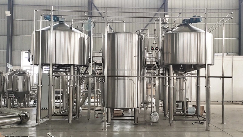 Cervecería de tres recipientes 2000L