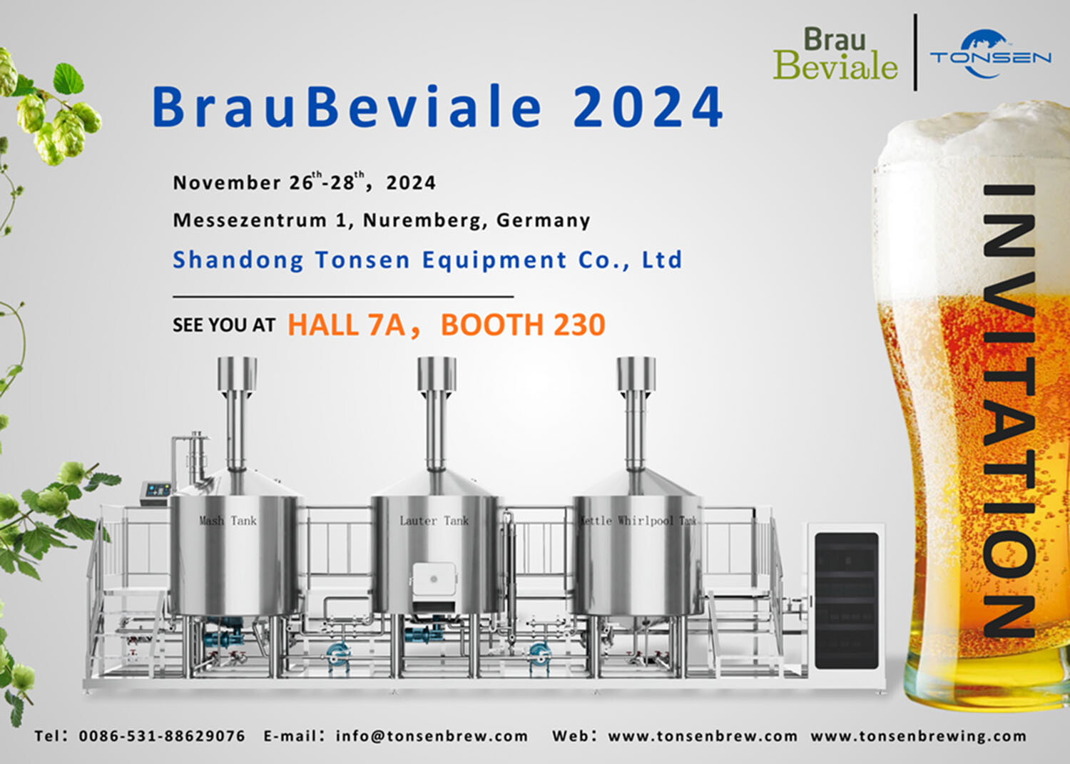 Tonsen en BrauBeviale 2024