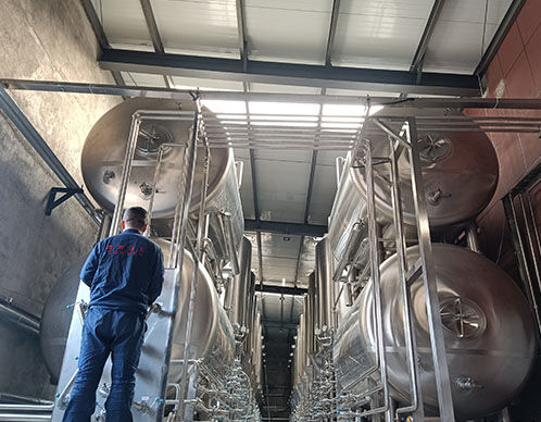 Tanque de cerveza brillante de 5000L