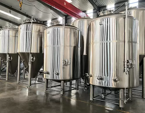 Tanque de cerveza brillante de 5000L