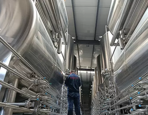 Tanque de cerveza brillante de 5000L