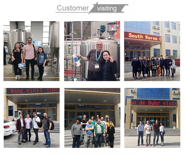 craft beer equipment manufacture customer visiting craft beer equipment manufacture customer visiting