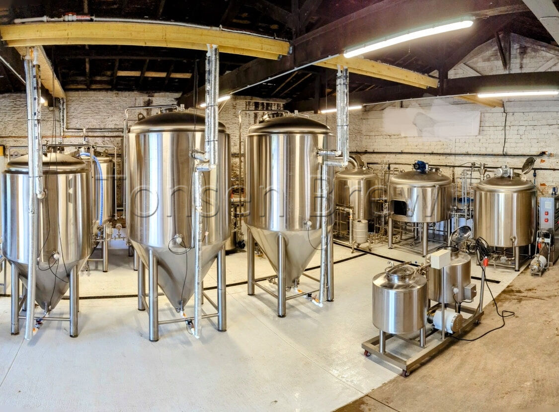 1-1500L BREWREY 3 VESSELS 15hl BREWHOUSE,120hl FER