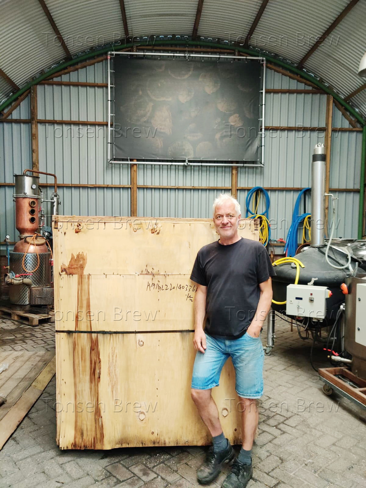 Los tanques de fermentación de 1000L llegaron a Europa, ¡es una empresa de destilería tradicional con sabor!