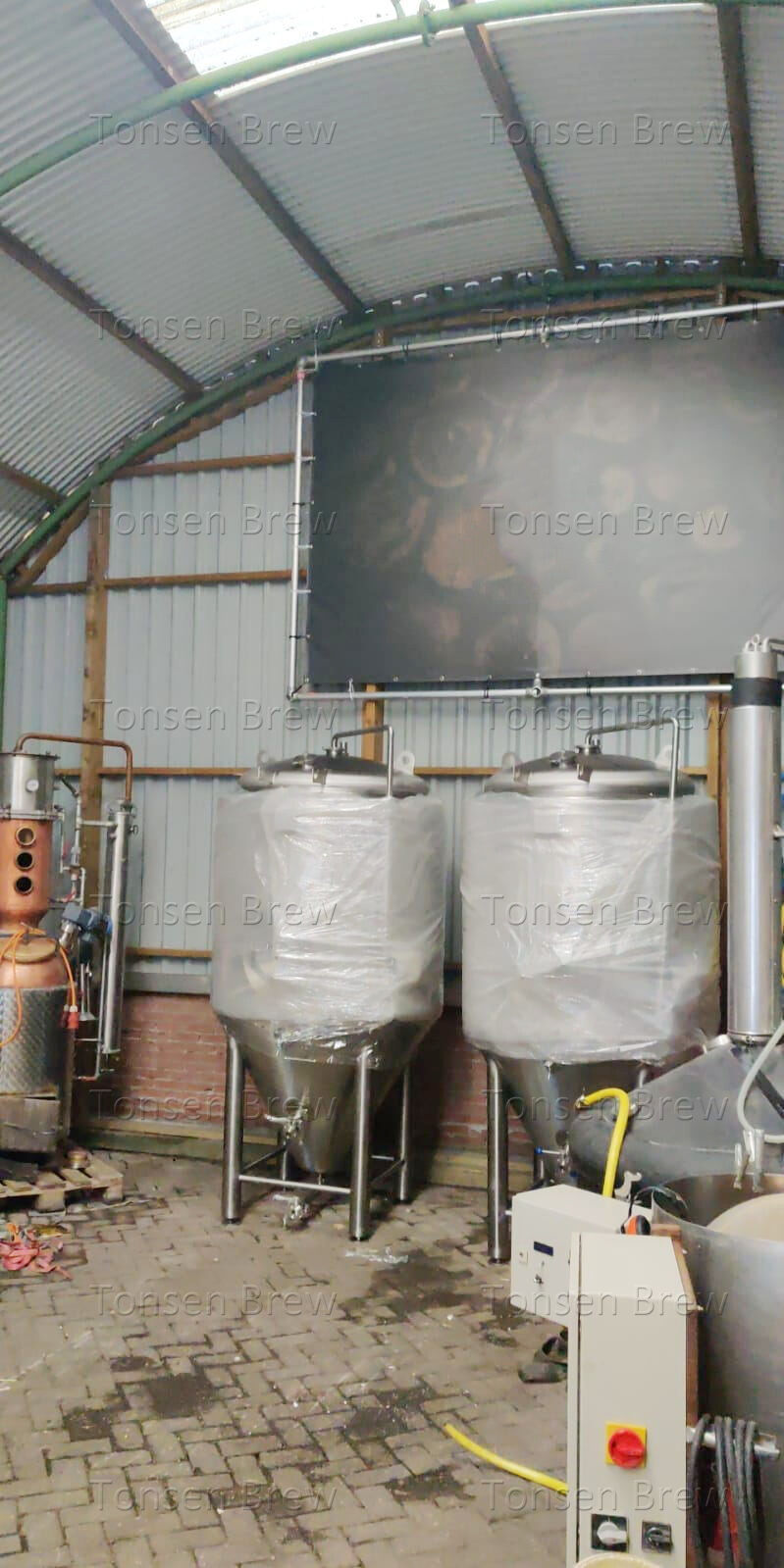 1000L Fermentation tanks arrived in Europe Netherl