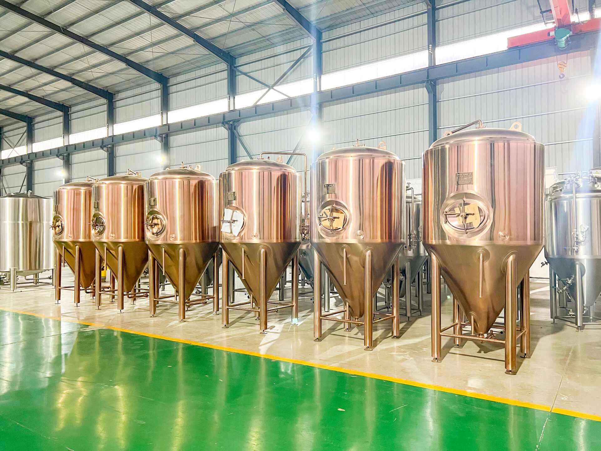 Fermentador de cobre de 1000L