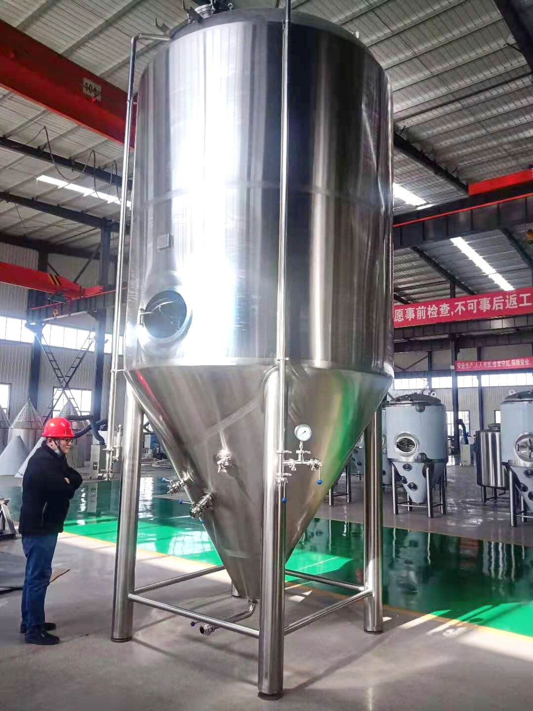 Fermentador de cerveza 10000L 100HL 80BBL tanque de fermentación