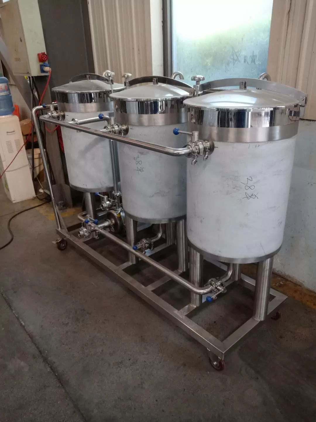 3 Tanques 50L 100L 200L 250 L 300L 500L Carro CIP