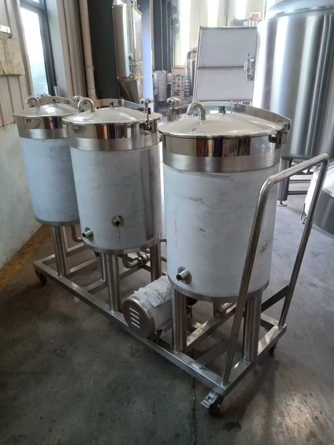 3 Tanques 50L 100L 200L 250 L 300L 500L Carro CIP