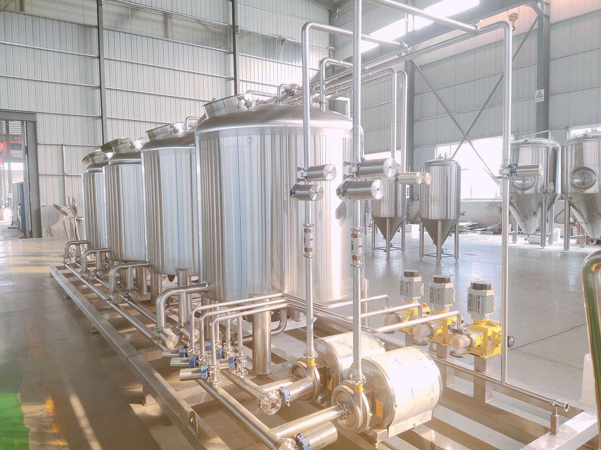 Sistema CIP de 2000L para Cervecería
