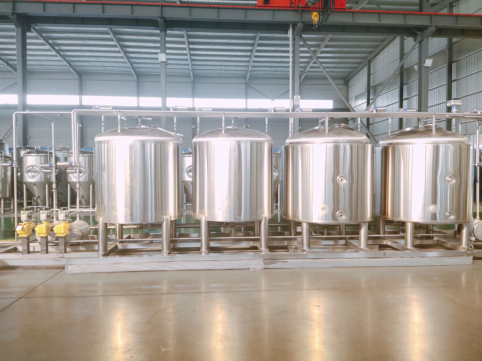 Sistema CIP de 2000L para Cervecería
