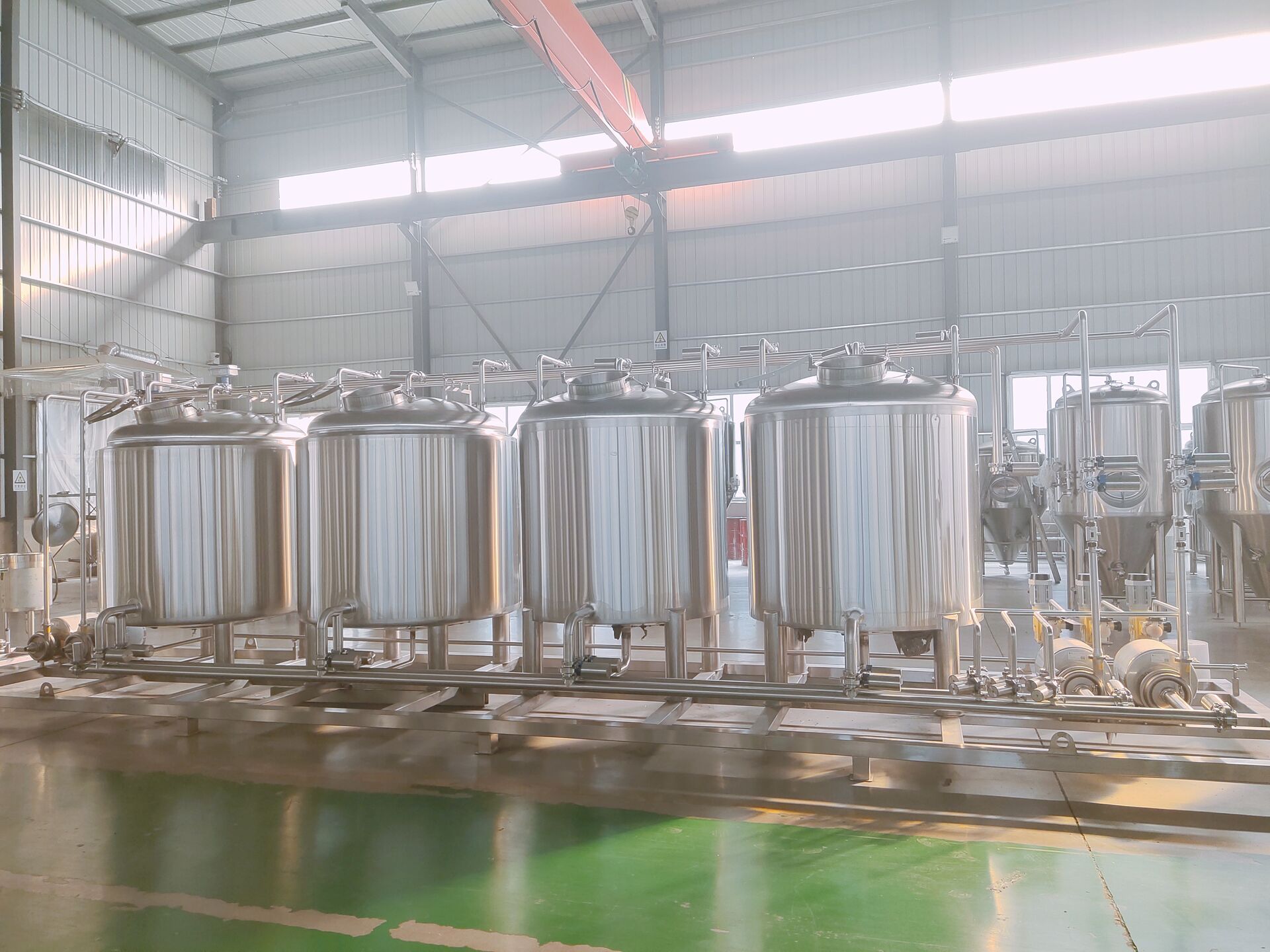 Sistema CIP de 2000L para Cervecería