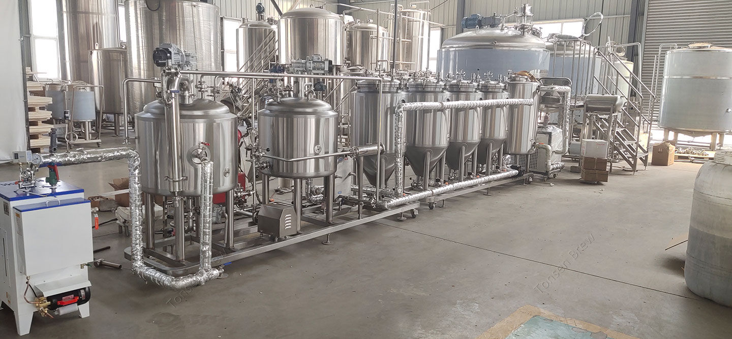 Todo en uno 100L 200L Micro Home Beer Brewery Equipment
