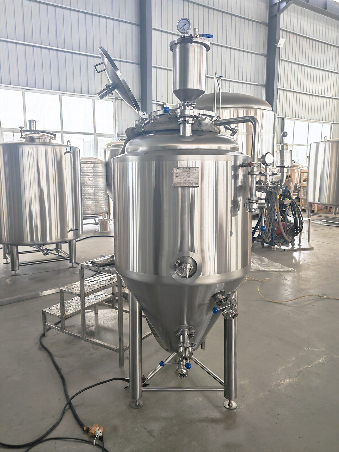 Se enviará el tanque de fermentación 200L del fermentador con camisa cónica de cerveza SUS 304.