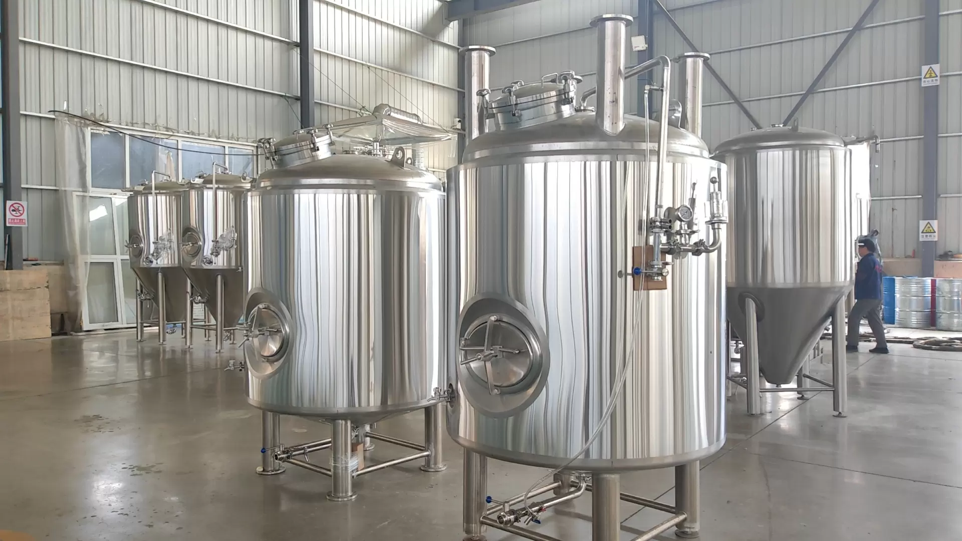 Tanques de cerveza brillante de 1200 l / Tanques Brite