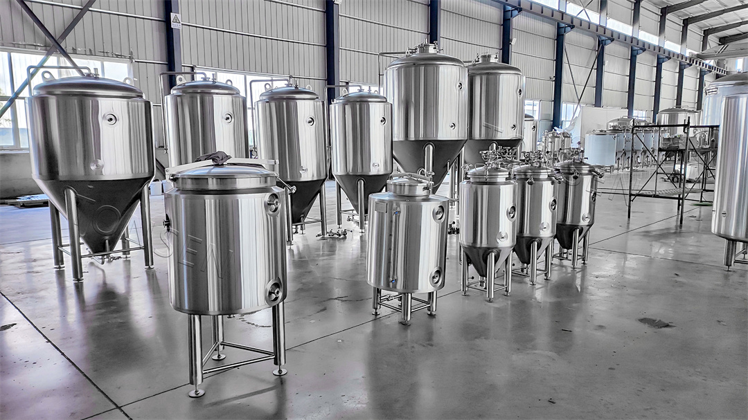 La función de calentamiento de los tanques de fermentación de cerveza.