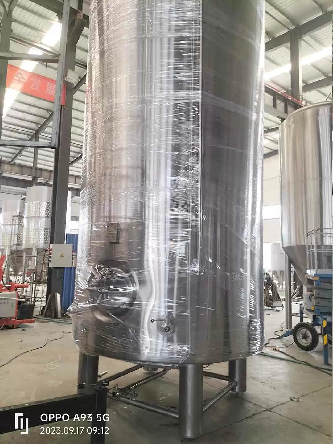 Tanque de cerveza brillante 15000L 150HL 150BBL 
