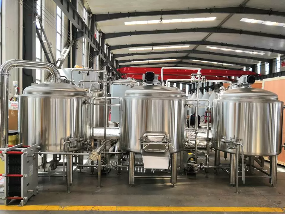 Cervecería de tres recipientes 500L