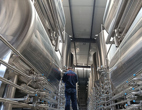 Réservoir de bière brillant 5000L