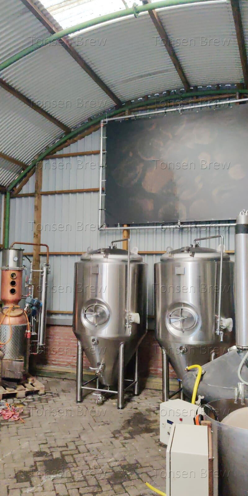 1000L Fermentation tanks arrived in Europe Netherl