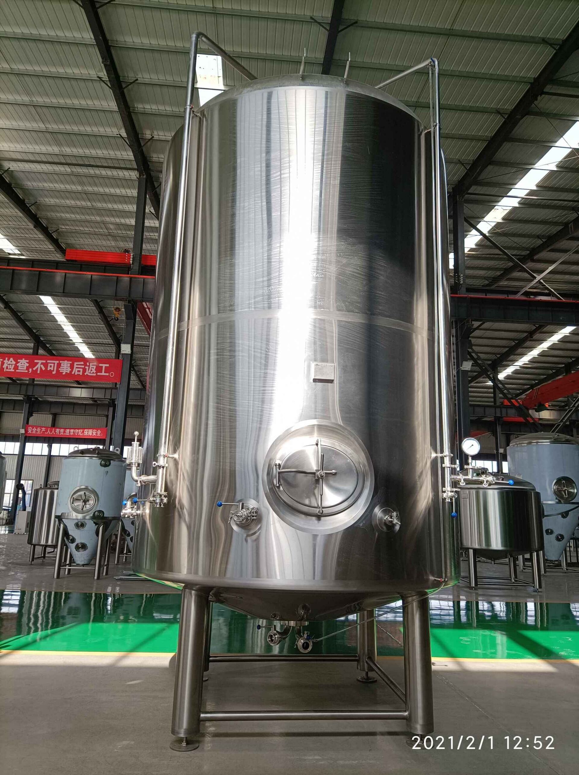 Fermenteur de bière 10000L 100HL 80BBL cuve de fermentation