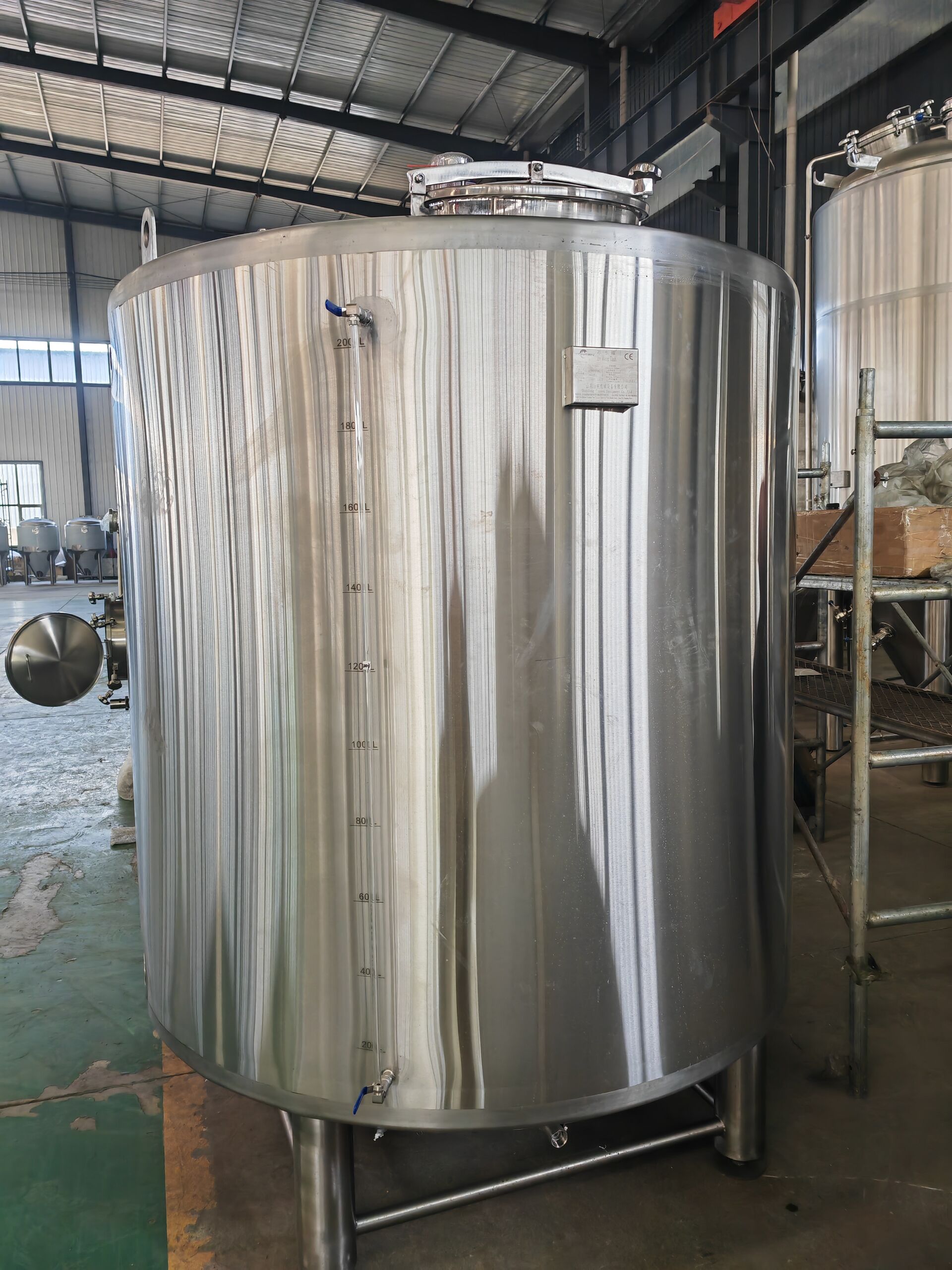 Réservoir d'eau glacée/réservoir de glycol 2000L