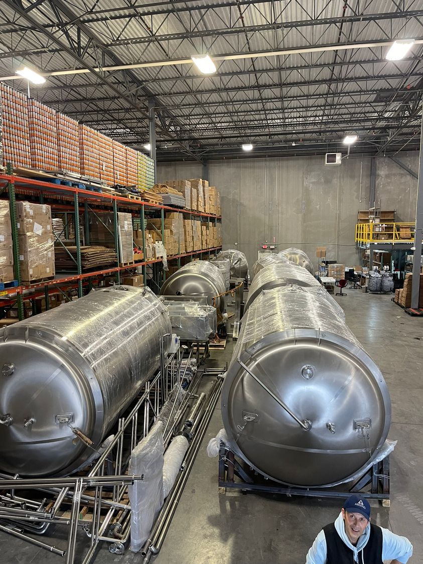 Equipement de brassage 11000L