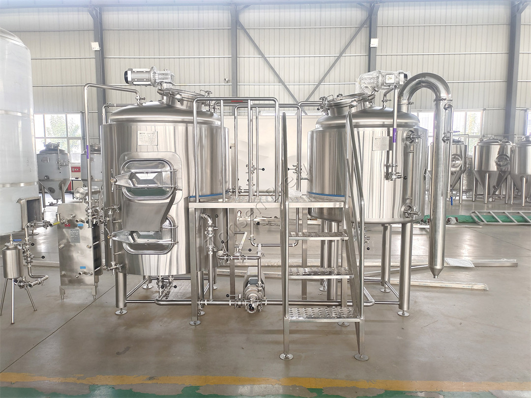 500L two body-three vessel brewhouse equipment