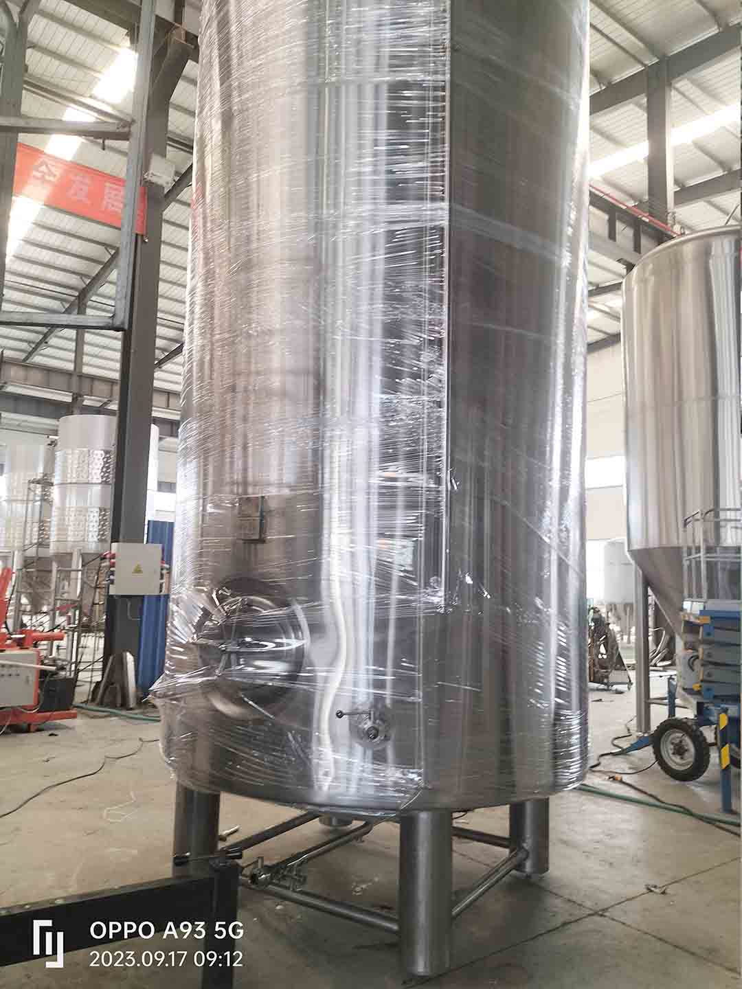 Réservoir de bière brillant 15000L 150HL 150BBL 